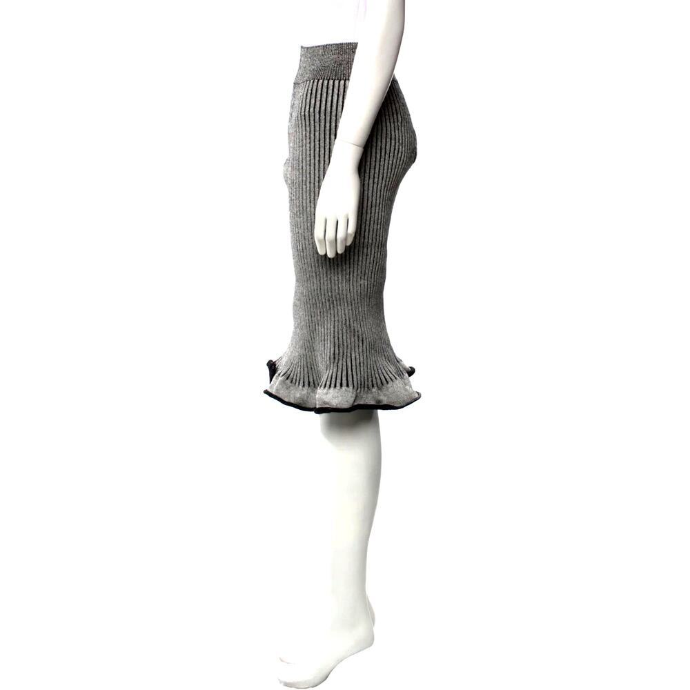 Louis Vuitton RARE f/w Bi-color Ribbed Knit Skirt (RUNWAY) - Picture 10 of 10